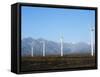 China's Largest Wind Turbine Farm Near Urumqi, Xinjiang Province, China, Asia-Christian Kober-Framed Stretched Canvas