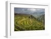 China, Shaanxi. Storm Clouds over Jade Valley Winery and Vineyard-Janis Miglavs-Framed Photographic Print