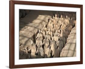 China, Shaanxi, Xi'An, the Terracotta Army Museum, Terracotta Warriors-Jane Sweeney-Framed Photographic Print