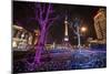 China, Shanghai. Artistic Light Display at Night-Jaynes Gallery-Mounted Photographic Print