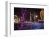 China, Shanghai. Artistic Light Display at Night-Jaynes Gallery-Framed Photographic Print