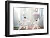 China, Shanghai. Chinese Men Practising Tai Chi on the Bund (Mr)-Matteo Colombo-Framed Photographic Print