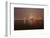 China, Shanghai. Downtown Buildings at Night-Jaynes Gallery-Framed Photographic Print