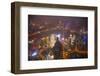 China, Shanghai. Downtown Buildings at Night-Jaynes Gallery-Framed Photographic Print