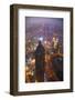 China, Shanghai. Downtown Buildings at Night-Jaynes Gallery-Framed Photographic Print