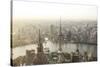 China, Shanghai. Elevated View of the City from World Financial Center Tower-Matteo Colombo-Stretched Canvas