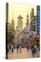 China, Shanghai, Huangpu District, East Nanjing Road-Alan Copson-Stretched Canvas