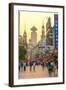 China, Shanghai, Huangpu District, East Nanjing Road-Alan Copson-Framed Photographic Print