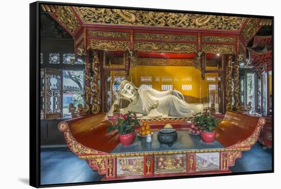 China, Shanghai. Jade Buddha Temple.-Rob Tilley-Framed Stretched Canvas