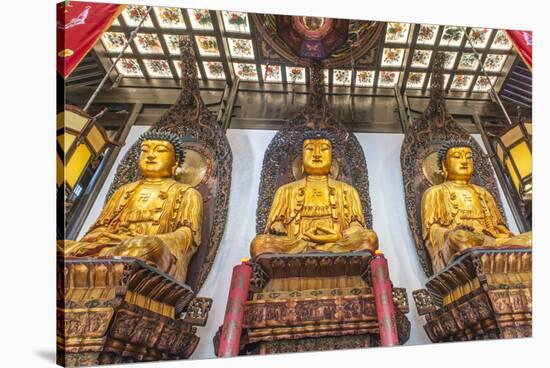 China, Shanghai. Jade Buddha Temple.-Rob Tilley-Stretched Canvas