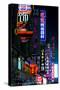 China, Shanghai. Nanjing Road neon signs.-Rob Tilley-Stretched Canvas