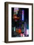 China, Shanghai. Nanjing Road neon signs.-Rob Tilley-Framed Photographic Print