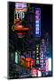 China, Shanghai. Nanjing Road neon signs.-Rob Tilley-Mounted Photographic Print