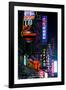 China, Shanghai. Nanjing Road neon signs.-Rob Tilley-Framed Photographic Print