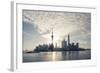 China, Shanghai. Pudong Business District Cityscape at Sunrise-Matteo Colombo-Framed Photographic Print