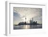 China, Shanghai. Pudong Business District Cityscape at Sunrise-Matteo Colombo-Framed Photographic Print