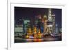 China, Shanghai, Pudong District, Financial District Including Oriental Pearl Tower-Alan Copson-Framed Photographic Print