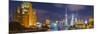 China, Shanghai, Pudong District, Financial District Skyline, Including Oriental Pearl Tower-Alan Copson-Mounted Photographic Print