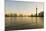 China, Shanghai, Pudong District, Skyline of the Financial District across Huangpu River at Sunrise-Alan Copson-Mounted Photographic Print