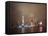 China, Shanghai, Pudong Skyline Across Huangpu River-Gavin Hellier-Framed Stretched Canvas