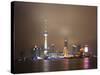 China, Shanghai, Pudong Skyline Across Huangpu River-Gavin Hellier-Stretched Canvas