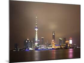 China, Shanghai, Pudong Skyline Across Huangpu River-Gavin Hellier-Mounted Photographic Print