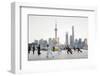 China, Shanghai, The Bund, Group Practicing Tai chi-Steve Vidler-Framed Photographic Print