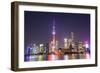 China, Shanghai, The Bund, Pudong Skyline across the Huangpu River-Steve Vidler-Framed Photographic Print