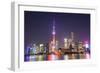 China, Shanghai, The Bund, Pudong Skyline across the Huangpu River-Steve Vidler-Framed Photographic Print