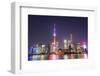 China, Shanghai, The Bund, Pudong Skyline across the Huangpu River-Steve Vidler-Framed Photographic Print