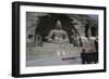 China, Shanxi Province, Near Datong, Yungang Grottoes, Grotto No. 19 and 20, Buddha Statues-null-Framed Giclee Print