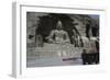 China, Shanxi Province, Near Datong, Yungang Grottoes, Grotto No. 19 and 20, Buddha Statues-null-Framed Giclee Print