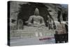 China, Shanxi Province, Near Datong, Yungang Grottoes, Grotto No. 19 and 20, Buddha Statues-null-Stretched Canvas