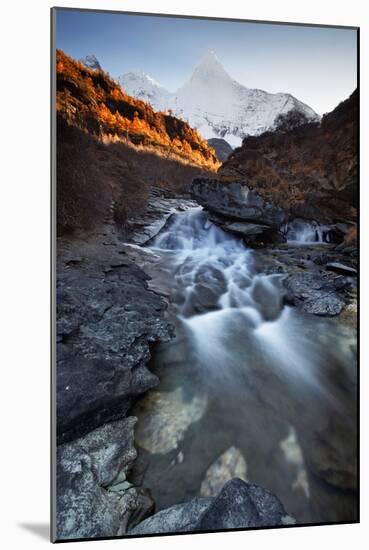 China , Sichuan , Secret Mount Yangmaiyong in Yading Nature Reserve, Sichuan Region, China.-Andrea Pozzi-Mounted Photographic Print