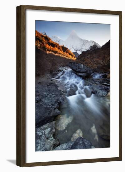 China , Sichuan , Secret Mount Yangmaiyong in Yading Nature Reserve, Sichuan Region, China.-Andrea Pozzi-Framed Photographic Print