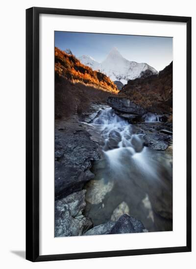 China , Sichuan , Secret Mount Yangmaiyong in Yading Nature Reserve, Sichuan Region, China.-Andrea Pozzi-Framed Photographic Print