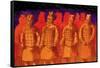 China Terracotta Army- Xian-John Newcomb-Framed Stretched Canvas