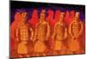 China Terracotta Army- Xian-John Newcomb-Mounted Giclee Print