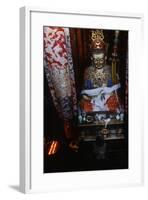 China, Tibet, Lhasa, Statue of Padmasambhava in Jokhang Temple-null-Framed Giclee Print