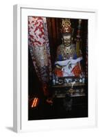 China, Tibet, Lhasa, Statue of Padmasambhava in Jokhang Temple-null-Framed Giclee Print