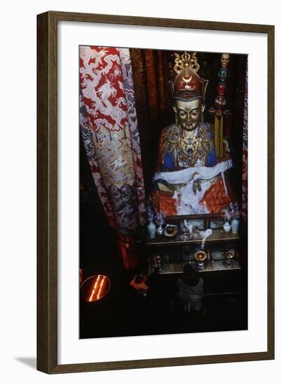 China, Tibet, Lhasa, Statue of Padmasambhava in Jokhang Temple-null-Framed Giclee Print