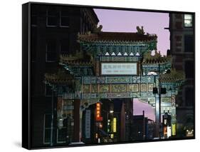 China Town, Manchester, England, United Kingdom-Charles Bowman-Framed Stretched Canvas