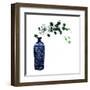 China Vase With Floral-OnRei-Framed Art Print