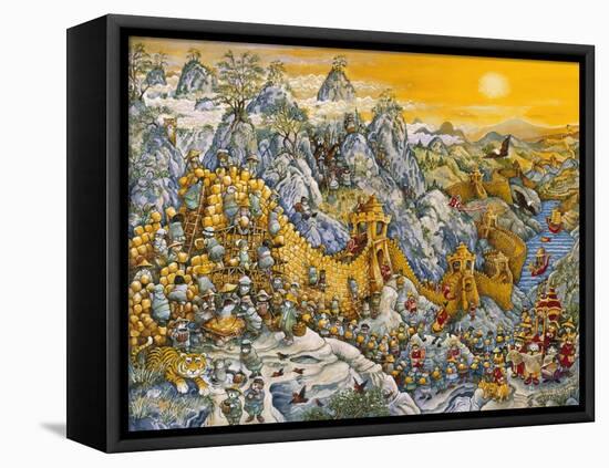China Wall-Bill Bell-Framed Stretched Canvas