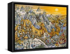 China Wall-Bill Bell-Framed Stretched Canvas