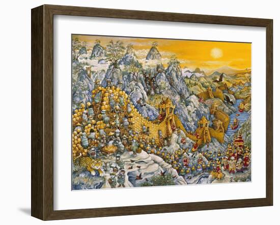 China Wall-Bill Bell-Framed Giclee Print