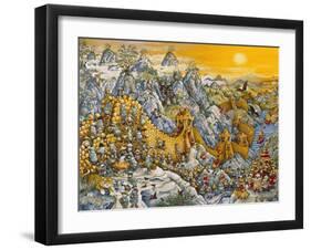 China Wall-Bill Bell-Framed Giclee Print