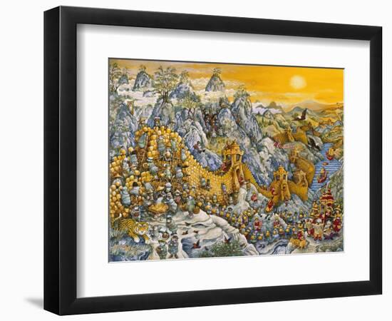 China Wall-Bill Bell-Framed Giclee Print