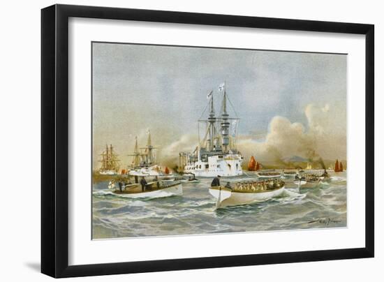 China Warships 1897-null-Framed Art Print