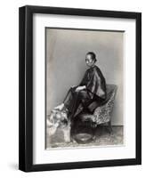 China, Woman with Small Bound Feet-null-Framed Premium Photographic Print